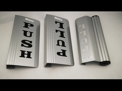 Penutup Pintu Aluminium Handle Plat Tarik Dan Dorong Handle Untuk Aksesoris Hardware Pintu Kaca