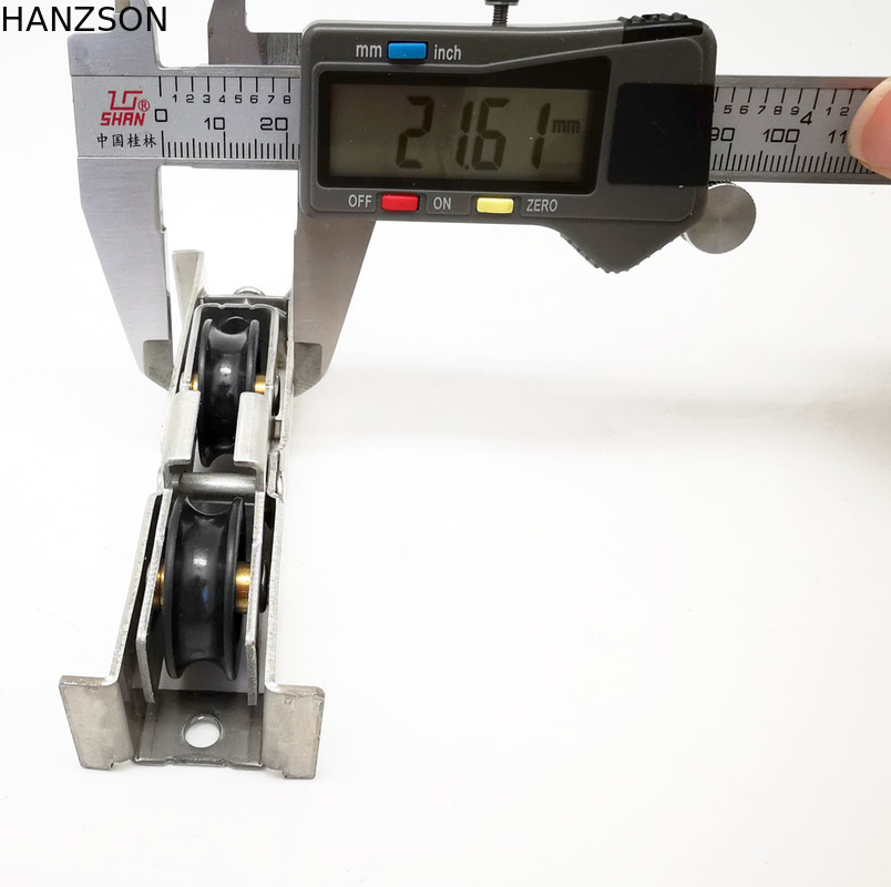 Roller pintu geser nilon 21 * 20 Heavy Duty stainless steel jendela roda roda