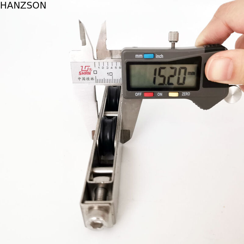 Slide Wheel Patio Door Pulley Window & Door Wheel Stainless Steel Sliding Roller 15*21 Heavy Duty Sliding Door Roller