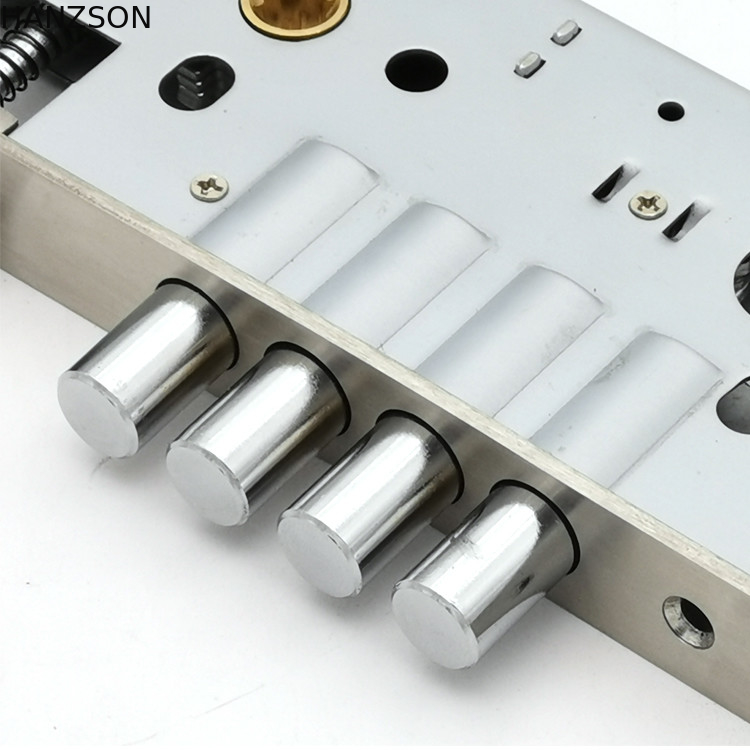 Stainless Steel Mortise Cylinder Lock Body Anti Bor 4 Titik 72mm Ukuran tengah