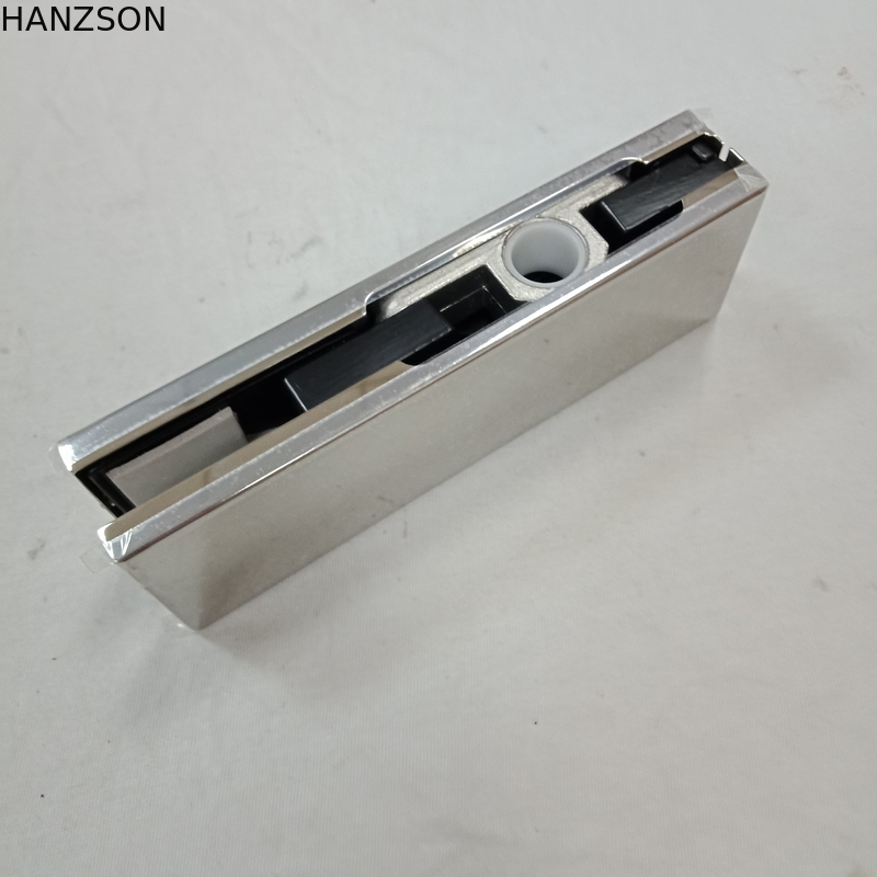 SS201 SS304 Pintu Kaca Aksesoris Hardware Kaca Pintu Clamp 8mm Coran Tebal