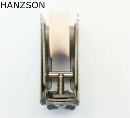 SS201 Rol Pintu Geser Nilon Besi Gaya Eropa Modern Tanpa Pewarnaan