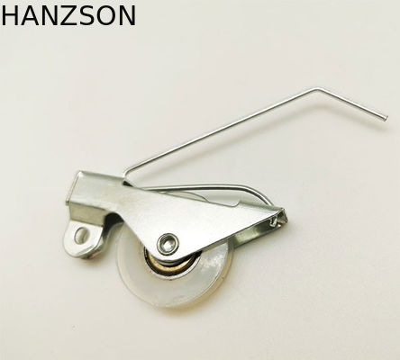 Penutup Plastik Aluminium Geser Door Rollers 1.2mm Bahan Lembaran Besi OEM