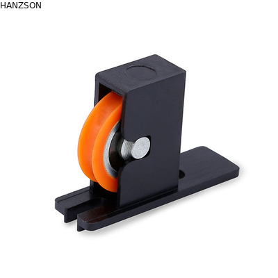 Anti karat Geser Rol Pintu Nilon Dengan Katrol Ganda Bahan nilon ODM