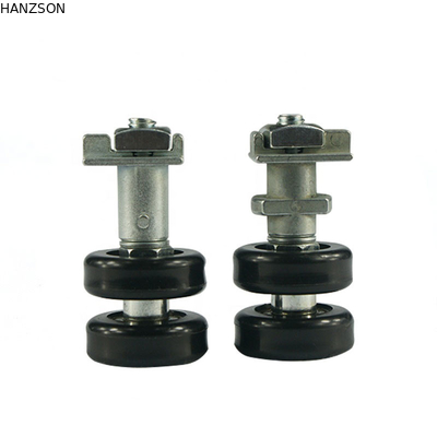 Rol Nilon Tugas Berat Modern, Roda Balkon Kaca Zamark Bahan Pa6 U Groove