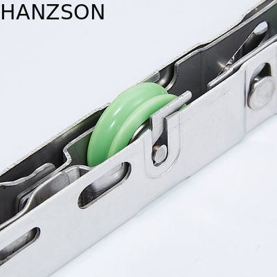 ODM Geser Door Rollers Tugas Berat Dengan 2 Roda Bahan Besi POM