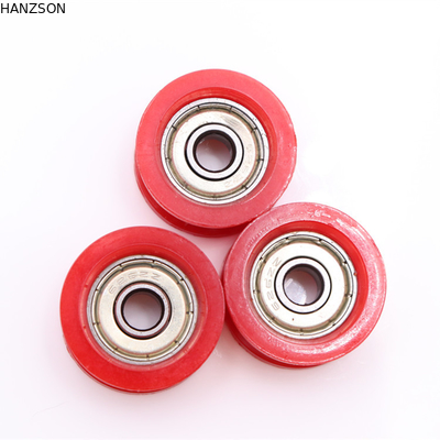 U Groove Geser Wardrobe Door Roller Wheels 626zz Bearing 6 × 21 × 8mm