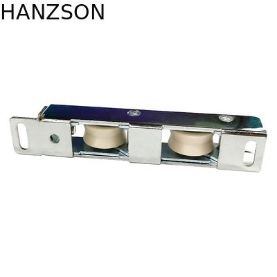 Permukaan Oksidasi Rol Pintu Geser Bahan Nilon Seng ODM